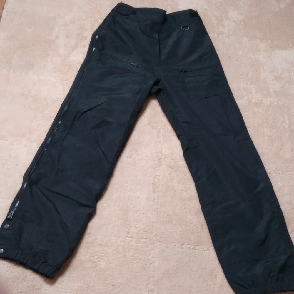 Active USA Black Trousers with Relaxed Fit and Straight Leg